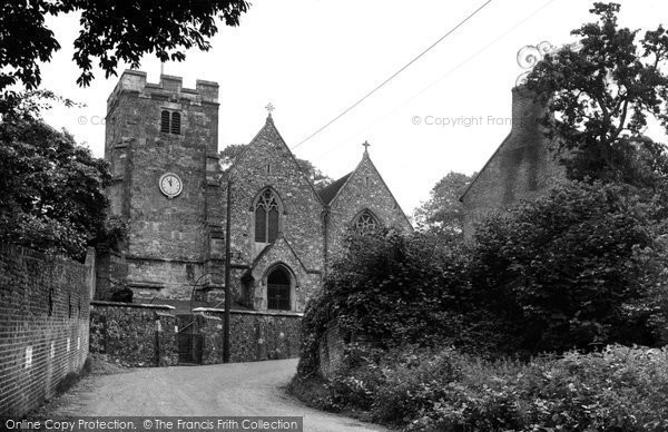 Photo of Eling, St Mary's Church c.1955