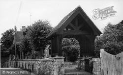 The Lychgate, St Mary's Church c.1955, Eling