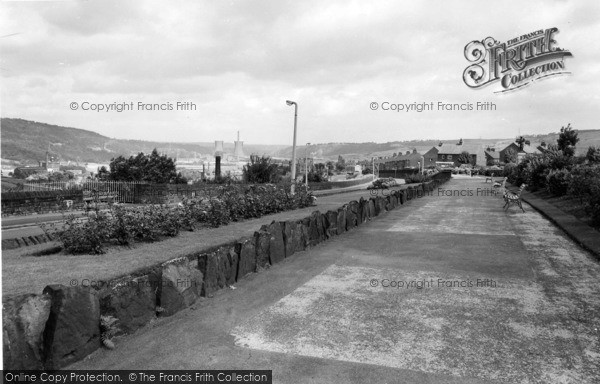 Photo of Elland, View From Memorial Gardens c.1965