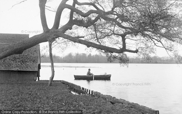 Photo of Ellesmere, Boating On The Mere c.1950