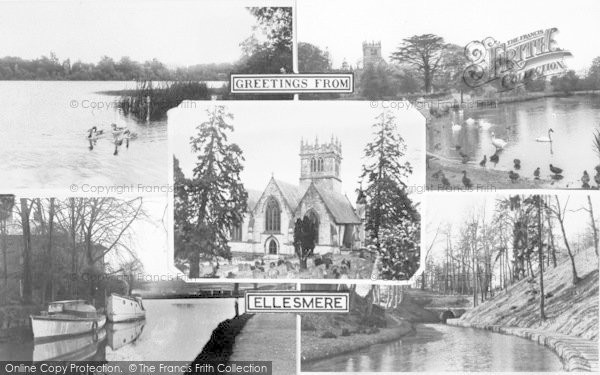 Photo of Ellesmere, Composite c.1960