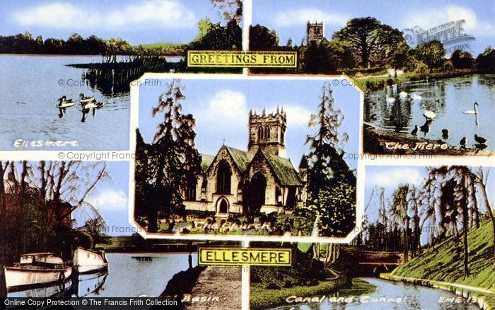 Photo of Ellesmere, Composite c.1960