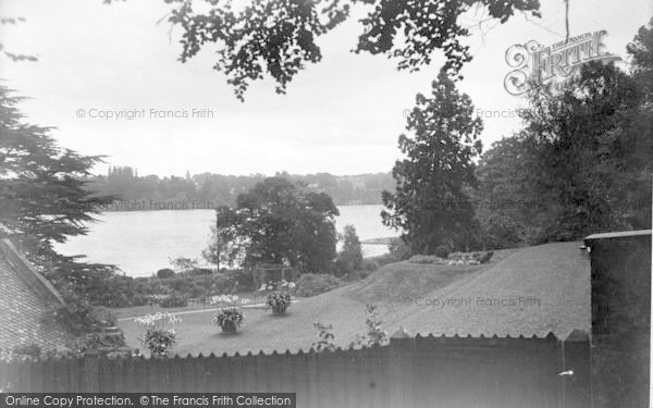 Photo of Ellesmere, From Ellesmere House Garden c.1935