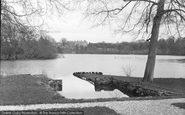 Photo of Ellesmere, Okeley From Boat House Grounds c.1950