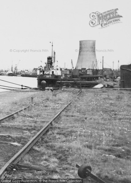 Photo of Ellesmere Port, Cooling Tower, Manchester Ship Canal c.1955