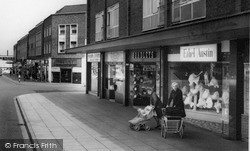 Shops In Marina Drive c.1965, Ellesmere Port