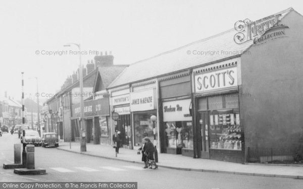 Photo of Ellesmere Port, Shops In Whtiby Road c.1960