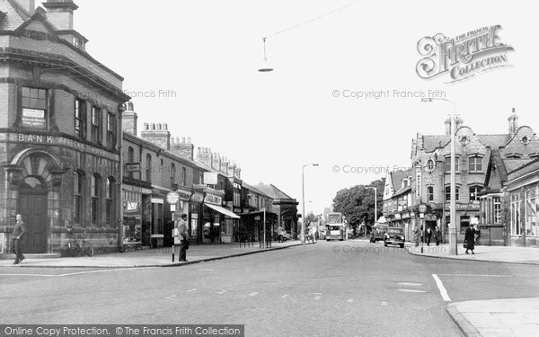 Ellesmere Port, Station Road c.1955