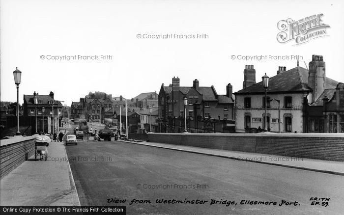Photo of Ellesmere Port, View From Westminster Bridge c.1960