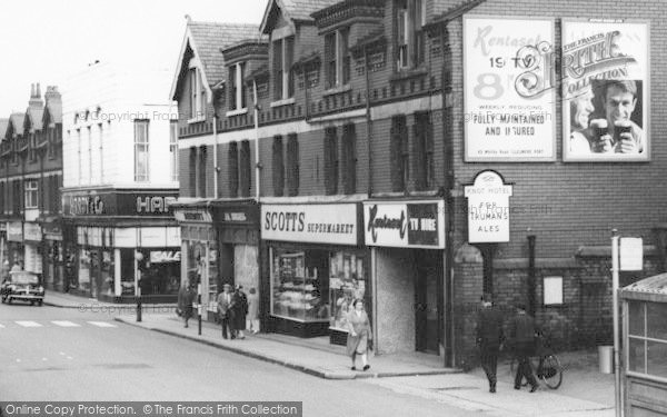 Photo of Ellesmere Port, Whitby Road Businesses c.1965