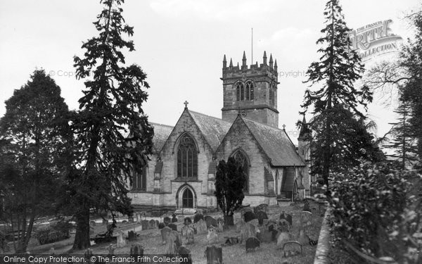Photo of Ellesmere, St Mary's Church c.1955