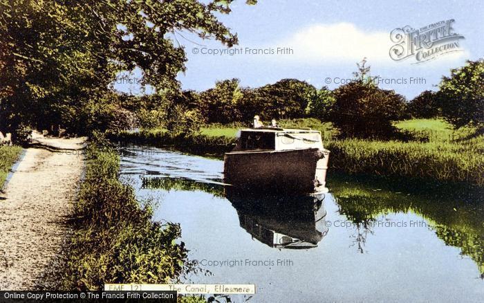 Photo of Ellesmere, The Canal c.1960