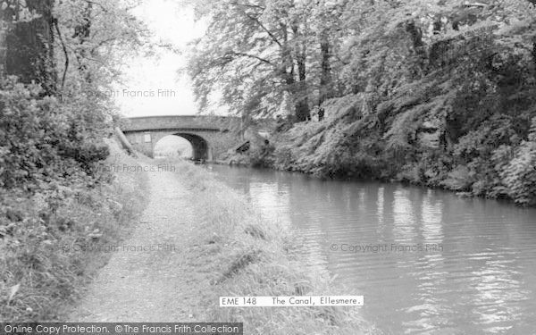 Photo of Ellesmere, The Canal c.1960
