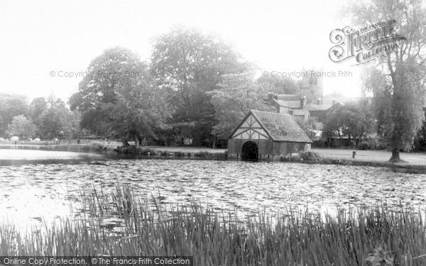 Photo of Ellesmere, The Church From Mereside c.1955