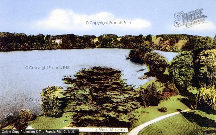 Photo of Ellesmere, The Mere c.1960