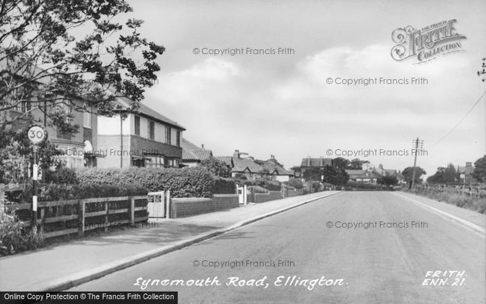 Photo of Ellington, Lynemouth Road c.1955