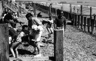 Beach Scene c.1955, Elmer