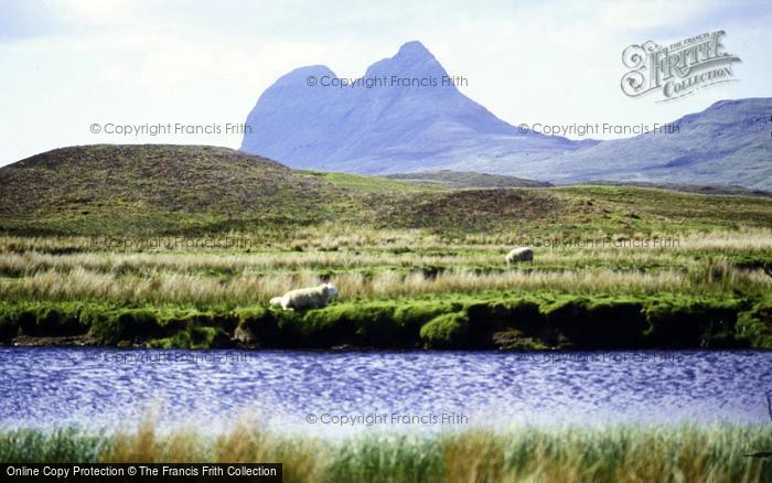 Photo of Elphin, Suilven From The Ledmore River c.1990