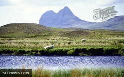 Suilven From The Ledmore River c.1990, Elphin