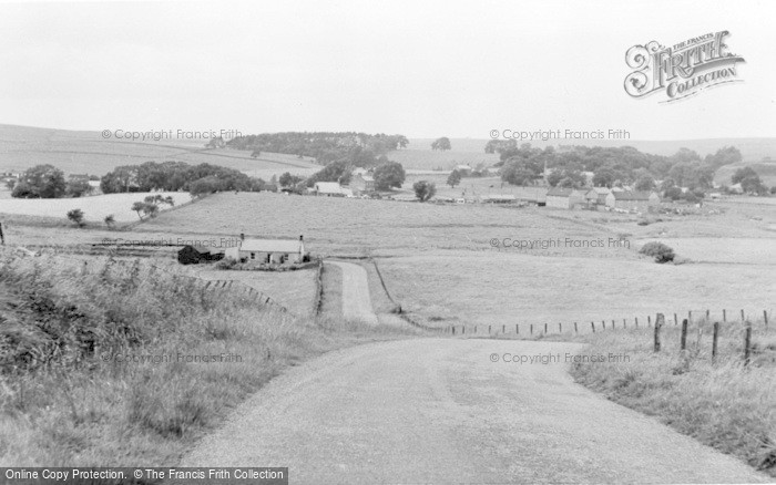 Photo of Elsdon, General View From Morpeth Road c.1960