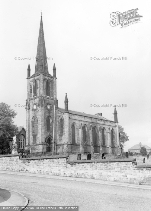 Photo of Elsecar, Holy Trinity Church 1955