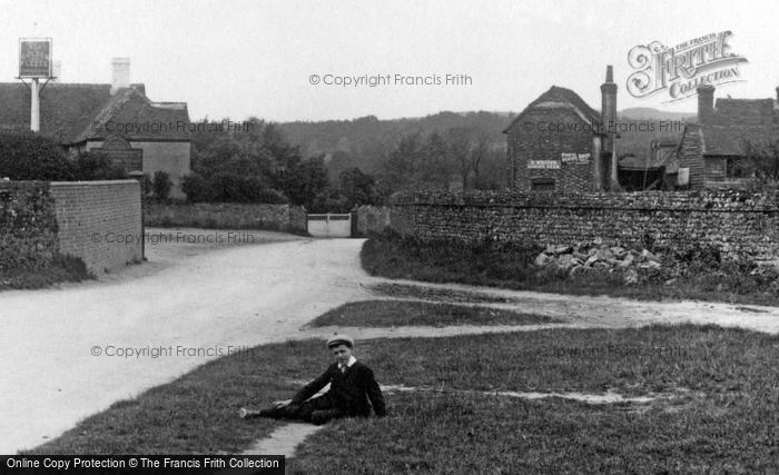 Photo of Elstead, Boy On  The Green 1906