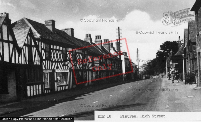 Photo of Elstree, High Street c.1955