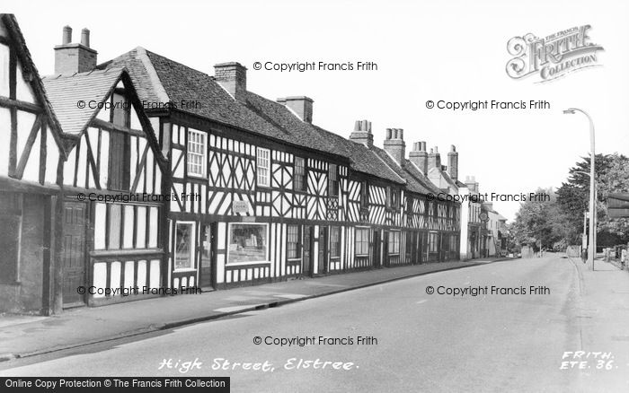 Photo of Elstree, High Street c.1965