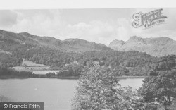 Elter Water And The Langdale Pikes c.1930, Elterwater