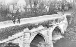 Eltham Palace Moat Bridge And Chancellor's Lodgings c.1900, Eltham