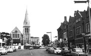 Eltham, High Street and St John's Church 1961