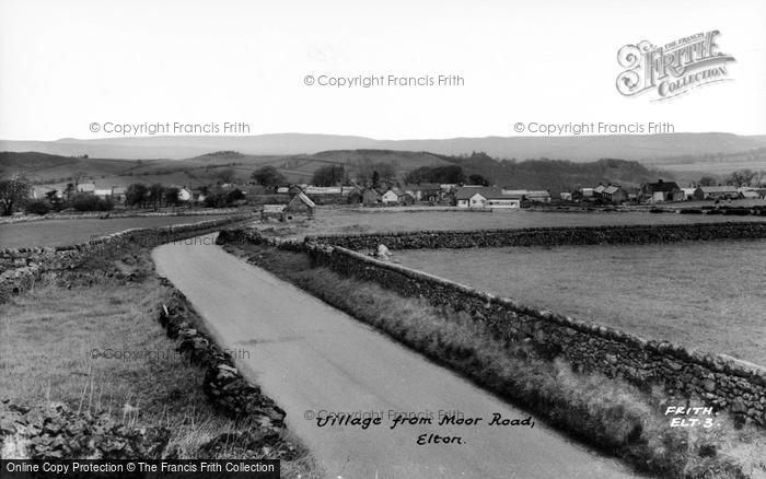 Photo of Elton, Village From Moor Road c.1950