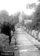 Boy Mowing The Lawn 1904, Elvetham Hall