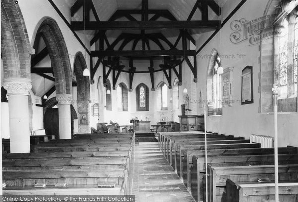 Photo of Elvington, Holy Trinity Church Interior c.1960