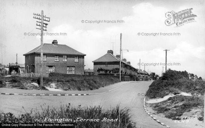 Photo of Elvington, Terrace Road c.1955