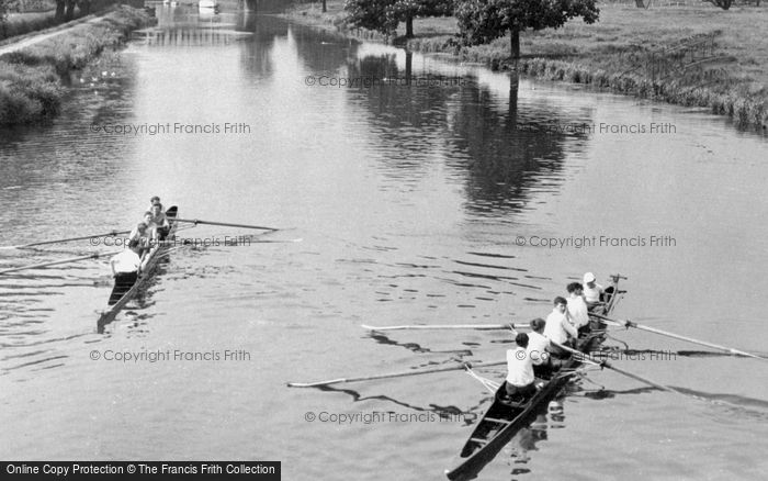 Photo of Ely, Boat Race On The River Ouse c.1955