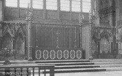 Cathedral, Altar In The Lady Chapel c.1955, Ely
