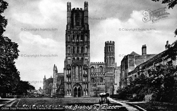 Photo of Ely, Cathedral And Bishop's Palace c.1891