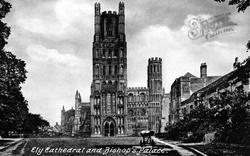 Cathedral And Bishop's Palace c.1891, Ely