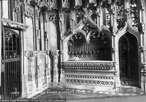 Photo of Ely, Cathedral, Bishop Allcock's Chapel c.1878