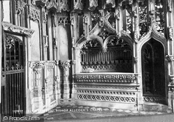Cathedral, Bishop Allcock's Chapel c.1878, Ely