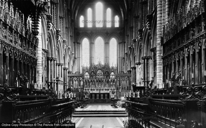 Photo of Ely, Cathedral, Choir And High Altar c.1955
