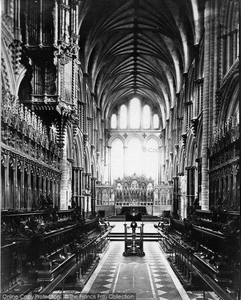 Photo of Ely, Cathedral Choir c.1866