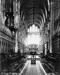 Cathedral Choir c.1866, Ely