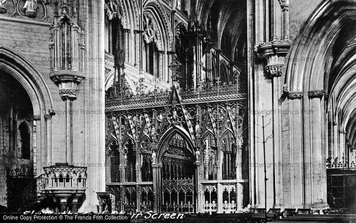 Photo of Ely, Cathedral, Choir Screen c.1891