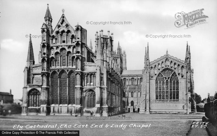 Photo of Ely, Cathedral, East End And Lady Chapel c.1960