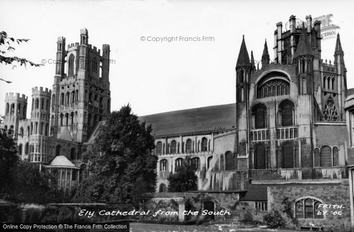 Photo of Ely, Cathedral From The South c.1960