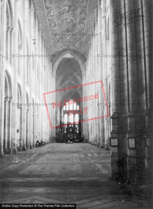 Photo of Ely, Cathedral Interior c.1955