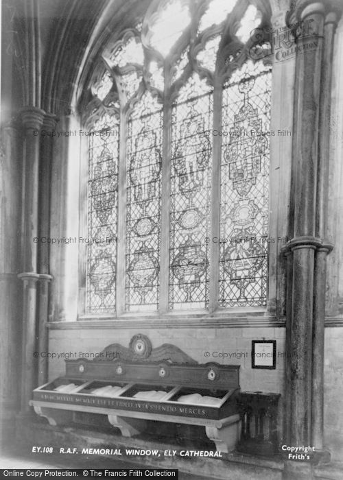 Photo of Ely, Cathedral, R.A.F Memorial Window c.1965