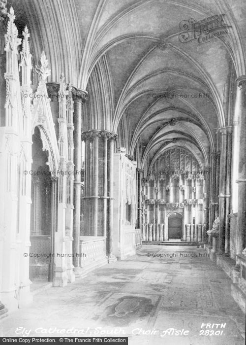 Photo of Ely, Cathedral, South Choir Aisle 1891